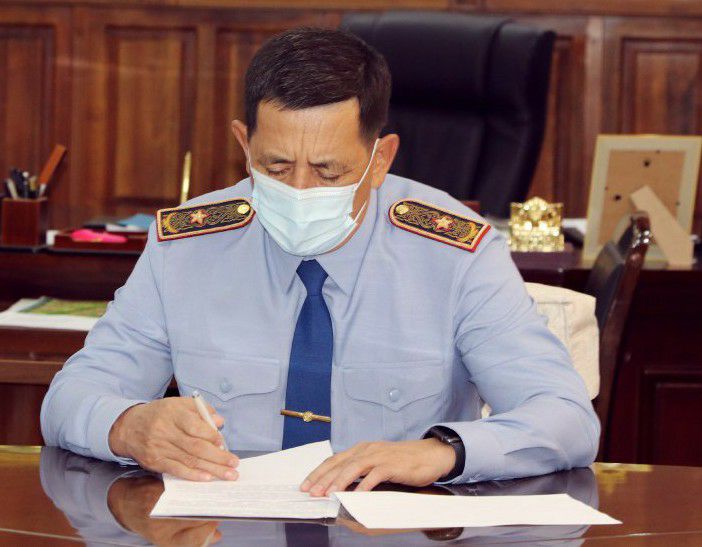 ШЫМКЕНТ ҚАЛАСЫНЫҢ БАС ПОЛИЦЕЙІ ЕРАЛЫ ЖУМАХАНБЕТОВ КЕЗЕКТІ ҚАБЫЛДАУЫН ӨТКІЗДІ