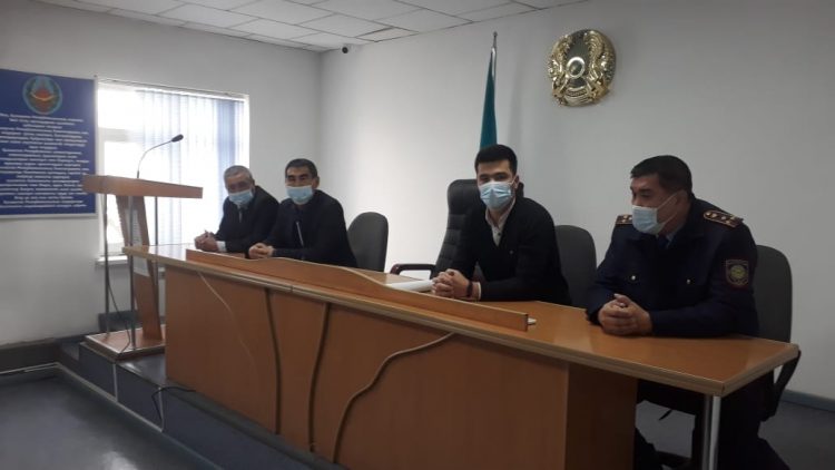 Түркістан облысының ардагер полицейлері ізін жалғастырушы жас мамандармен кездесулер өткізуде