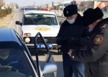 Түркістан облысында «Қауіпсіз жол» жедел-профилактикалық іс-шарасы барысында заңсыз қару сақтап, жалған нөмір таққан жүргізушілер ұсталды