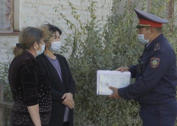 Түркістан облысында «Учаске» іс-шарасы барысында 63 000-нан астам құқық бұзушылық анықталған