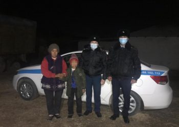 Келестік тұрғын жоғалған ұлын тапқан полицейлерге алғыс айтты