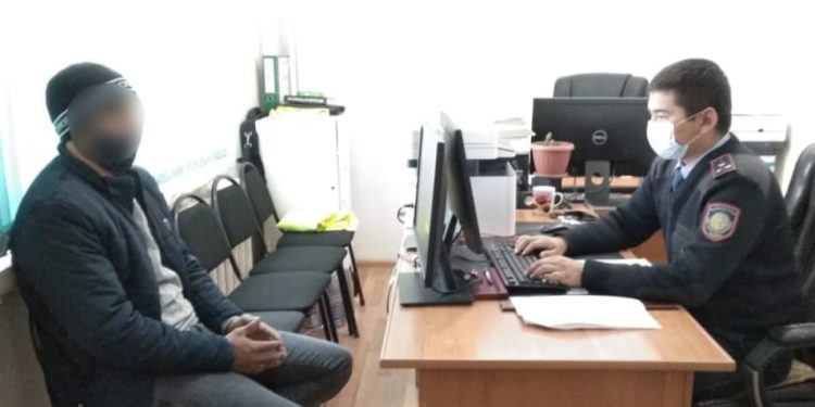 Сайрамдық полицейлер 5 жайтқа қатысы бар әккі ұрыны ұстады