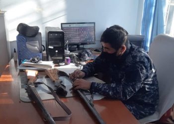 Түркістан облысы полицейлерімен тіркелмеген 50-ге жуық қару анықталды