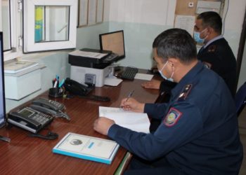 Түркістан облысының  полицейлері бөтеннің мүлкін ұрлаған  егде жастағы  ер кісіні анықтады