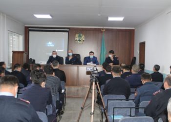 Түркістан облысында полицейлердің стандартқа сай болуына бағыттайтын кездесулер өткізілуде