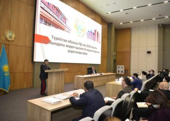 Түркістан облысының бас полицейі мәслихат депутаттары алдында баяндама жасап, ұсыныстарын жеткізді