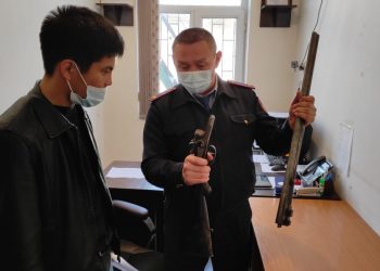 Келес ауданында «тіркелмеген атыс қаруын сатып алу» акциясы барысында 3  қару алды