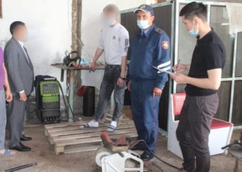 Автокөлік бөлшектерін жымқырған күдіктіні ұстады