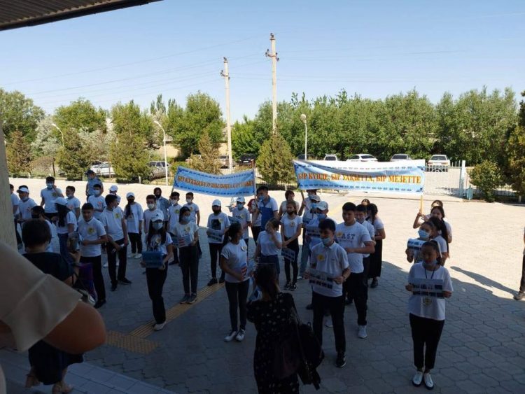 Жас полиция мүшелерінің жылдық жұмыстары тыңдалды