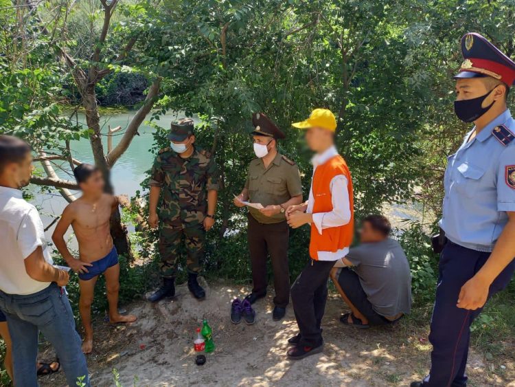 Түркістан облысында суға түсу қағидаларын бұзған 32 азаматқа әкімшілік хаттама толтырылды