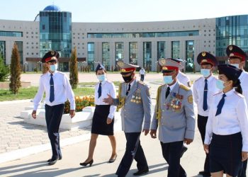 Түркістан қаласы Полиция басқармасының жас қызметкерлері ардагер полицейлермен  кездесті