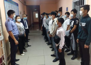 Түркістандық   полицейлер  оқушыларға арнап  экскурсия ұйымдастырды