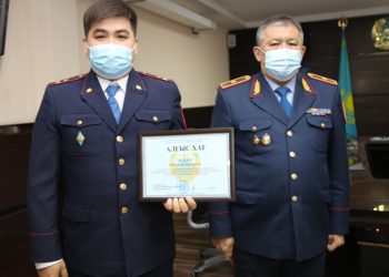 «Жедел-іздестіру қызметі күні» мерекесінің 103 жылдығына орай 30-дан астам полицей марапатталды