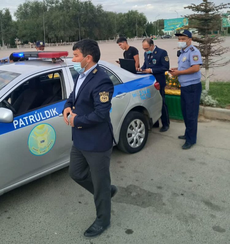 Түркістандық полицейлер  “Борышкер» жедел профилактикалық іс-шарасын  өткізді