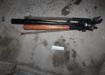 Түркістан облысының полицейлері жергілікті тұрғындардан қару мен есірткі тәркіледі