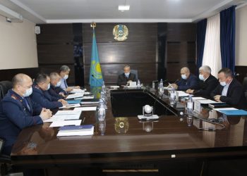 Түркістан облысында полицияның сервистік модельге көшуі аясында консультативті-кеңесші органның кеңесі өтті