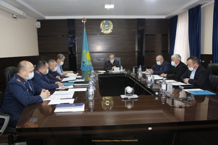 Түркістан облысында полицияның сервистік модельге көшуі аясында консультативті-кеңесші органның кеңесі өтті