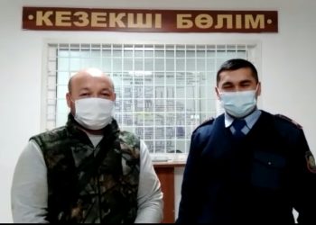 Жетісай ауданының полицейлері жоғалған сиырды тауып, иесінен алғыс алды