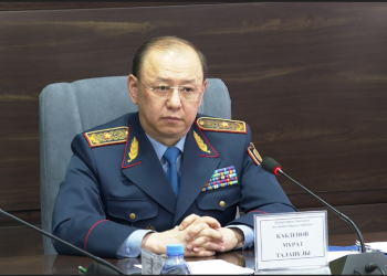 Түркістан облысының бас полицейі өткен жылды қорытындылап, халыққа онлайн режимде есеп берді