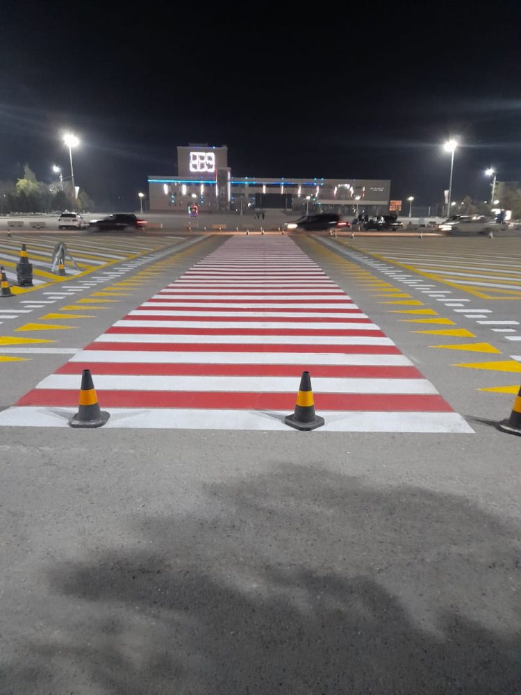 Түркістан облысында жол белгілері жаңартылуда