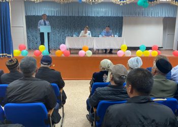 Түркістан облысының учаскелік полиция инспекторлары тұрғындармен кездесу өткізді