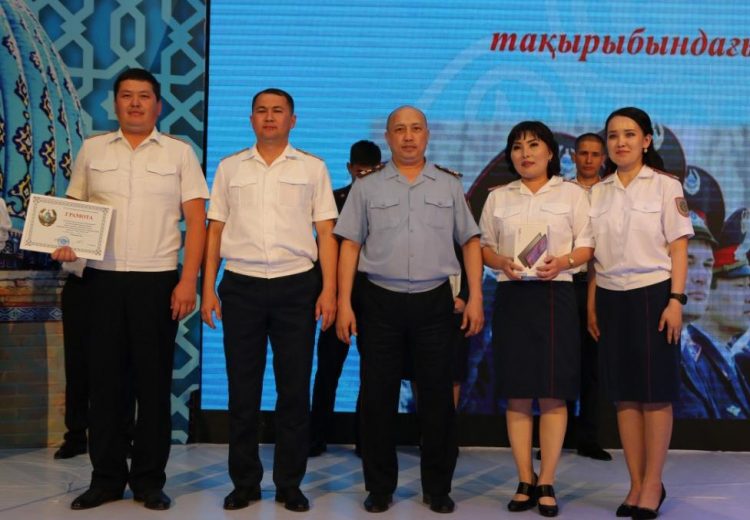 Қазақстан полициясының 30 жылдығына орай полицейлер арасында байқау өткізілді