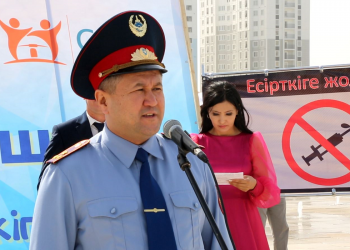 Полицейлер «Есірткісіз болашақ» тақырыбында ауқымды акция өткізді
