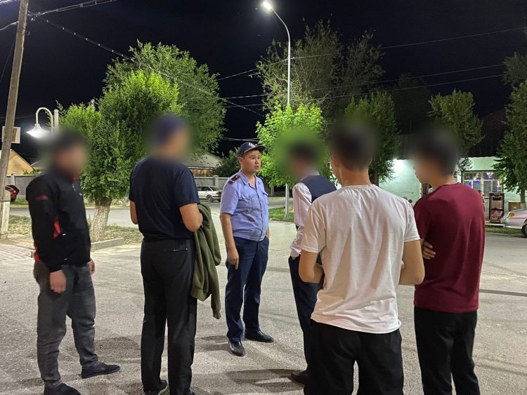 Полицейлермен «Түнгі қаладағы балалар» іс-шарасы кезінде 1100-ден астам объект тексеріліп, 500-ден аса хаттама толтырылды