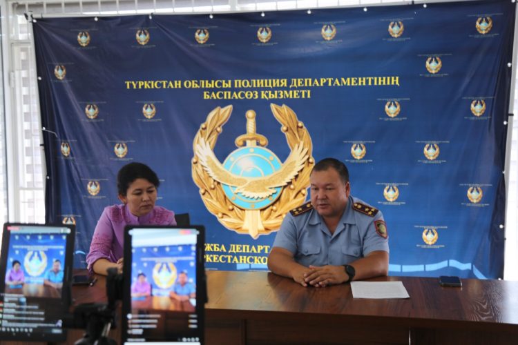 Түркістан облысында жол қауіпсіздігін қамтамасыз ету мақсатында түсіндіру жұмыстарын жүргізген сұхбат өткізілді