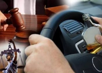 Полицейлер  жол-көлік оқиғасын жасаған мас жүргізушіні жауапқа тартты