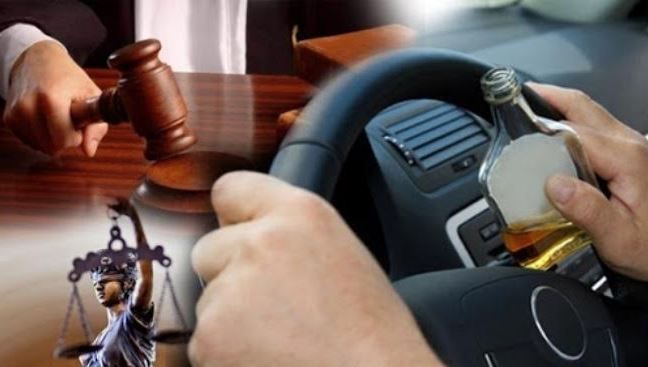 Полицейлер жол-көлік оқиғасын жасаған мас жүргізушіні жауапқа тартты