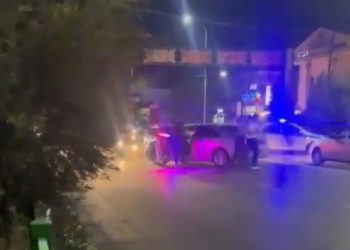 Түркістан облысында той кортежінде қосымша жарықшамдарын орнатып, нөмірсіз жүрген жүргізуші жауапқа тартылды