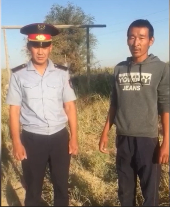 Түркістан полицейлері тұрғынның жоғалған сиырларын тауып, алғыс алды