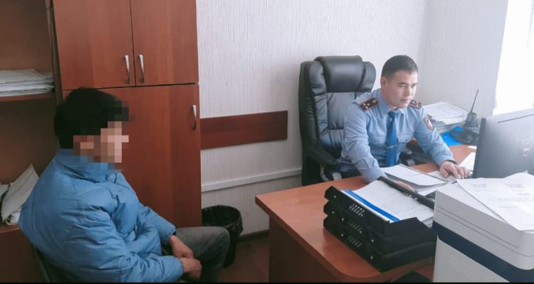 Түркістан облысының полицейлері автокөлік ұрлады деген күдікпен ер адамды ұстады