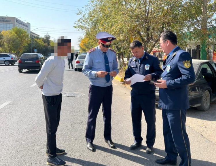 Түркістан облысында 150-ге тарта көлік айыптұраққа қойылды