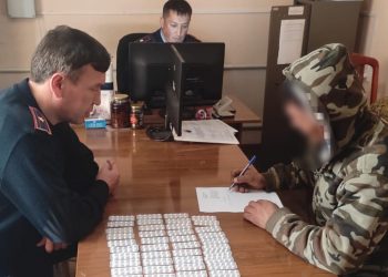 Полицейлер тұрғыннан 400 дана «Трамадол» анықтады